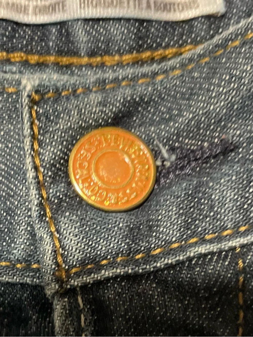 Vintage Levi’s 501 Button Fly Jeans 30x30 Made in Mexico Faded Wash Y2K Straight - Picture 8 of 9